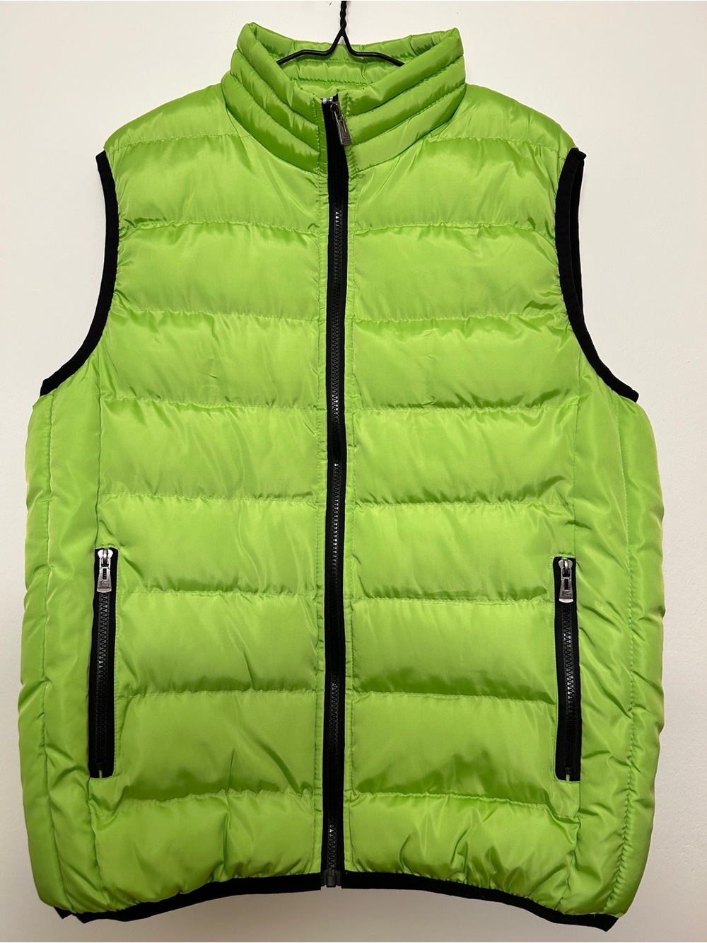 Apple Green Quilted PufferVest
